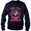 Image of Girl Loves Falcons And Braves TShirt