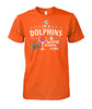 Image of Miami Dolphins - I'm a Dolphins and wine kinda girl T-shirt
