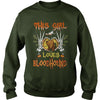 Image of This Girl Loves Bloodhound Halloween