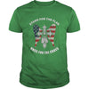 Image of Patriotic Shirt, Stand For The Flag, Kneel For The Cross Tee