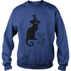 Image of black cat magic witch halloween