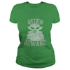 Image of Biter Beware Funny Vampire Halloween Distressed T-Shirt