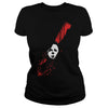 Image of The knife is sharp halloween party HAPPY HALLOWEEN TSHIRT