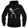 Image of Dabbing skeleton Nurse Funny Halloween T-shirt