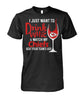 Image of Chiefs - I just want to drink wine and watch my Chiefs beat your team's ass T-shirt