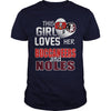 Image of Girl Loves Buccaneers And Noles TShirt