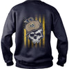 Image of flag skull rams