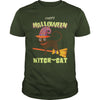 Image of Happy Halloween Trick Or Treat Witch Cat