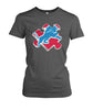 Image of Detroit Lions - Lions and Puzzle T-shirt
