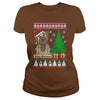 Image of BORDER TERRIER UGLY CHRISTMAS T-SHIRT