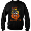 Image of happy halloween dogs shih tzu