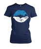 Image of Detroit Lions - Two Coloured Lipstick T-shirt