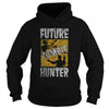 Image of Future Zombie Hunter Funny Halloween Distressed T-Shirt