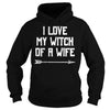 Image of WITCH OF A WIFE - FUNNY COUPLES HALLOWEEN SHIRTS