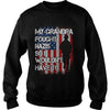 Image of My grandpa Fought Nazis So I wouldnt have to tee Proud Veteran Shirt