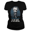 Image of NO ONE WANTS TO PLAY WITH ME - HAPPY HALLOWEEN TSHIRT
