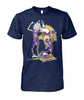 Image of Minnesota Vikings - Two Funny American football players T-shirt