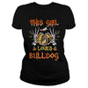 Image of This Girl Loves Bulldog Halloween