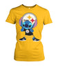 Image of Pittsburgh-steelers Cute Stitch Collection T-shirt 2018