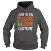 Image of THIS IS MY SCARY WINE COSTUME T SHIRT HALLOWEEN SHIRT