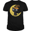 Image of Halloween Black Cat and Moon
