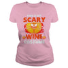 Image of THIS IS MY SCARY WINE COSTUME T SHIRT HALLOWEEN COSTUME GIFT