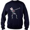 Image of Dabbing skeleton Nurse Funny Halloween T-shirt