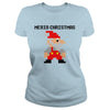 Image of 8-Bit Santa Mario Style Kids Shirt