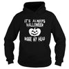 Image of Halloween Shirt Hoodie Gift Inside Pupmkins Head