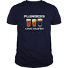 Image of Funny Craft Beer T Shirt for Men or Women Plumbers