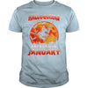 Image of HALLOQUEENS ARE BORN IN JANUARY T SHIRT