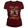 Image of This Girl Loves Gorilla Halloween
