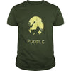 Image of poodle hallowen love poodle shirts