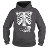 Image of Baby Skeleton Ribs Halloween Maternity Pregnant T-shirt