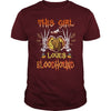 Image of This Girl Loves Bloodhound Halloween
