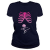 Image of Halloween Kung Fu Skeleton Baby Maternity T-Shirt