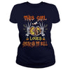 Image of This Girl Loves AMERICAN PIT BULL Halloween
