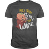 Image of Funny Hallo Will Trade Candy For Wine