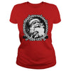 Image of Santa in Holly Frame - Men's Premium T-Shirt