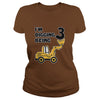 Image of 3rd Birthday Bulldozer Construction Party 3 Year Old Boy Toddler Kids TShirt