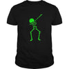 Image of Glow Party Supplies - Halloween Dabbing Skeleton tshirt