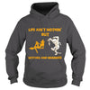 Image of Life Aint Nothin But Witches And Mummies Funny Halloween Shirt