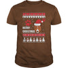 Image of MERRY CHRISTMAS WITH BASENJI SWEATER