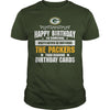 Image of happy birthay with packers