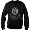 Image of Ravens For Live Tshirt, Ravens For Live Hoodies