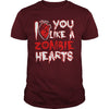 Image of Halloween I like you like a zombie heart Tshirts