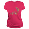 Image of SKUNK Halloween T-shirt Skeleton Skull Vintage Retro