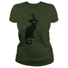 Image of black cat magic witch halloween