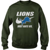 Image of Lions Just Hate Us T-shirt, Lions Just Hate Us Hoodies