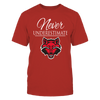 Image of Arkansas State Red Wolves Clothing- Never Underestimate